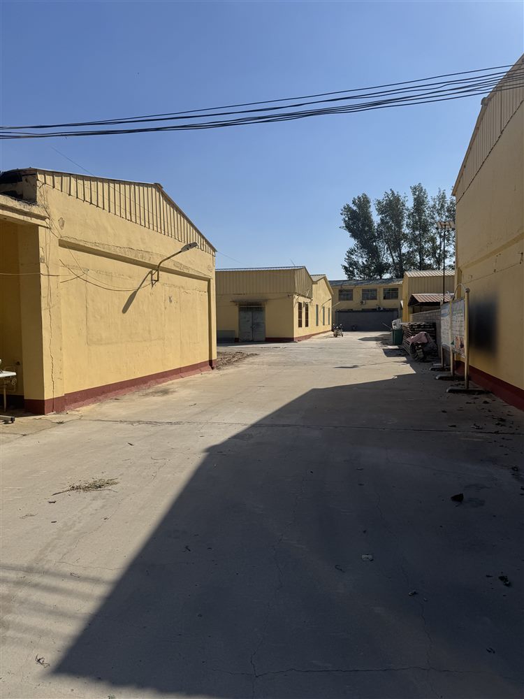 Factory courtyard and workshop buildings